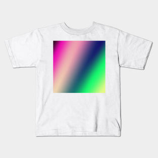 red blue green abstract texture background Kids T-Shirt